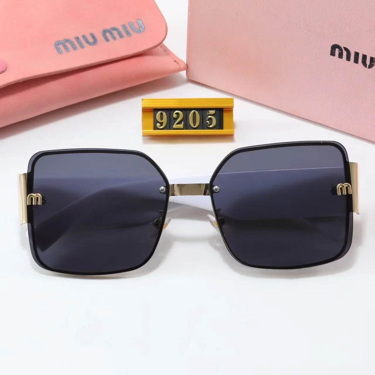 6 Color Square Frame Women's Sunglasses 9205