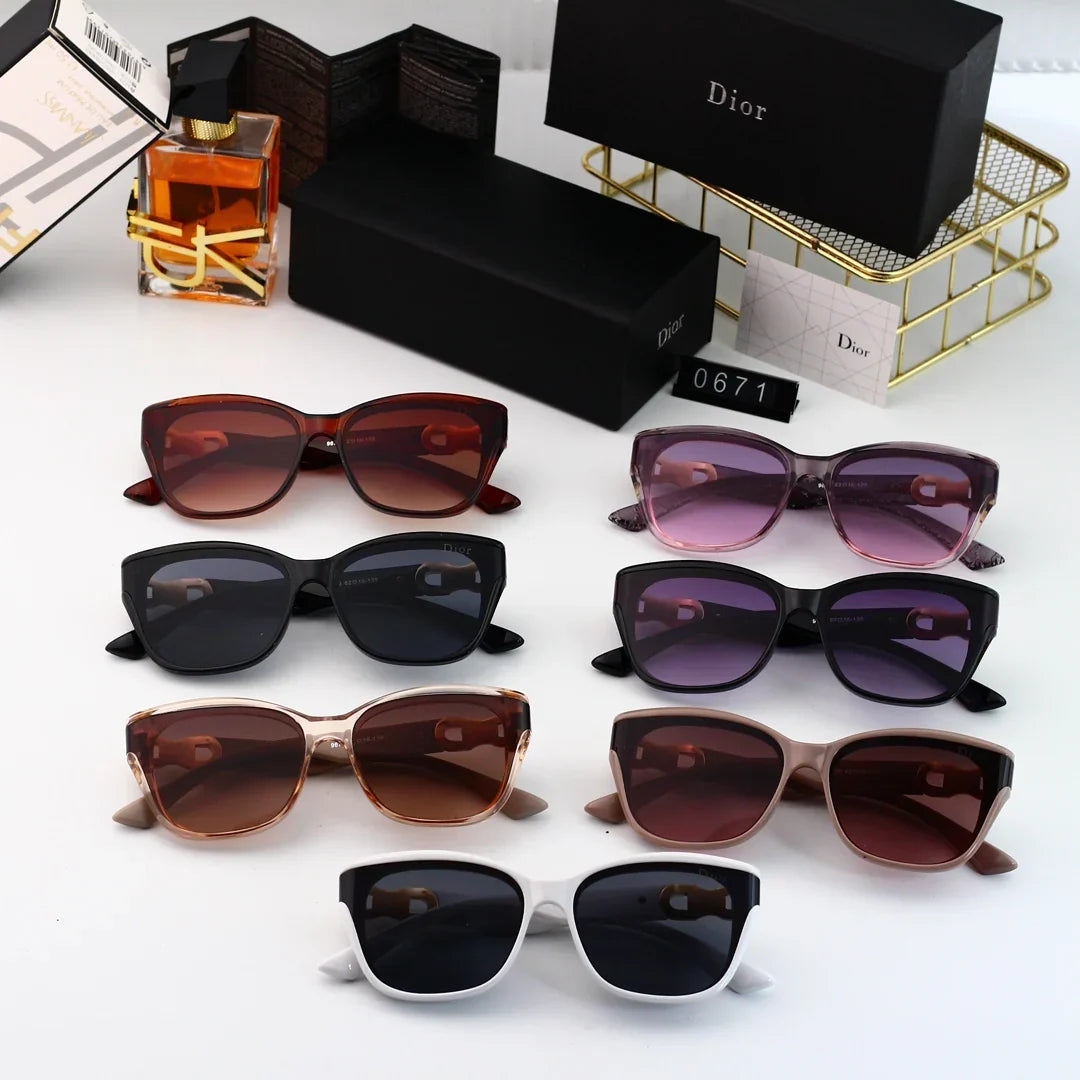 7 colors of fashionable and popular sunglasses 0671