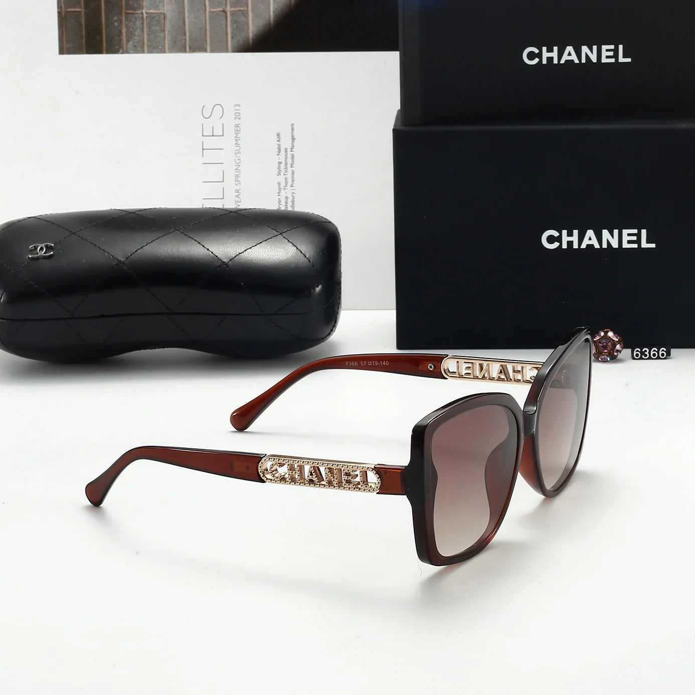 New Women's UV Protection Sunglasses TR90 Frame 6366