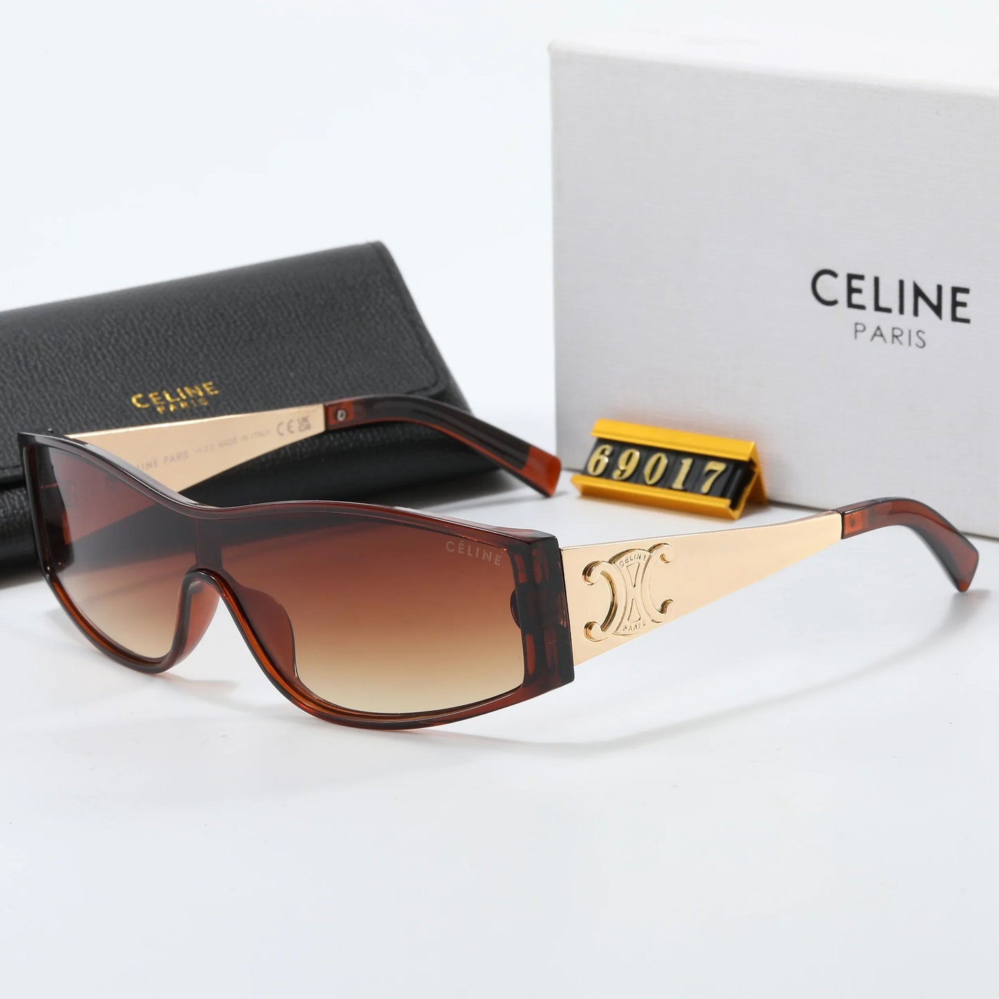 7 colors new integrated lens metal frame sunglasses  69017