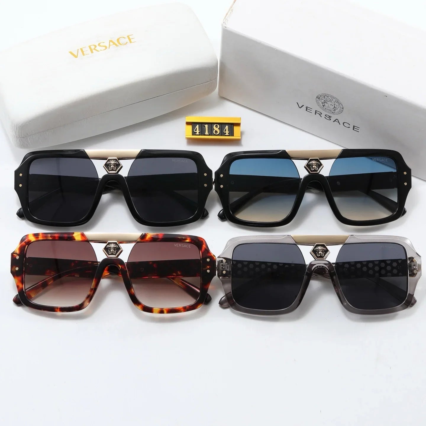 4 Colors High-End Fashion Sunglasses 4184