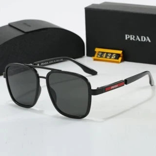 Two-tone metal sunglasses