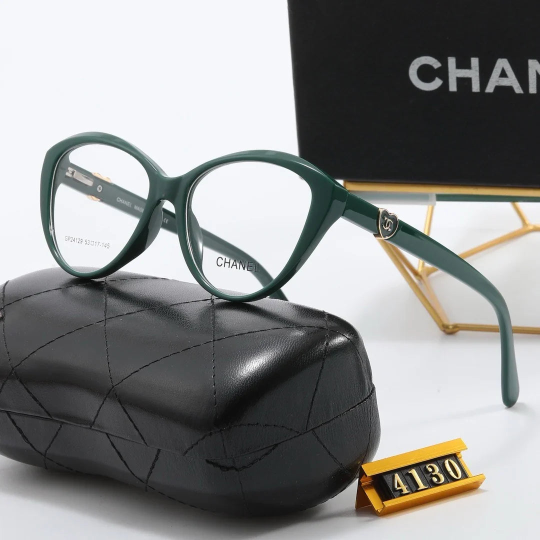5-color full-frame transparent lens sunglasses 4130