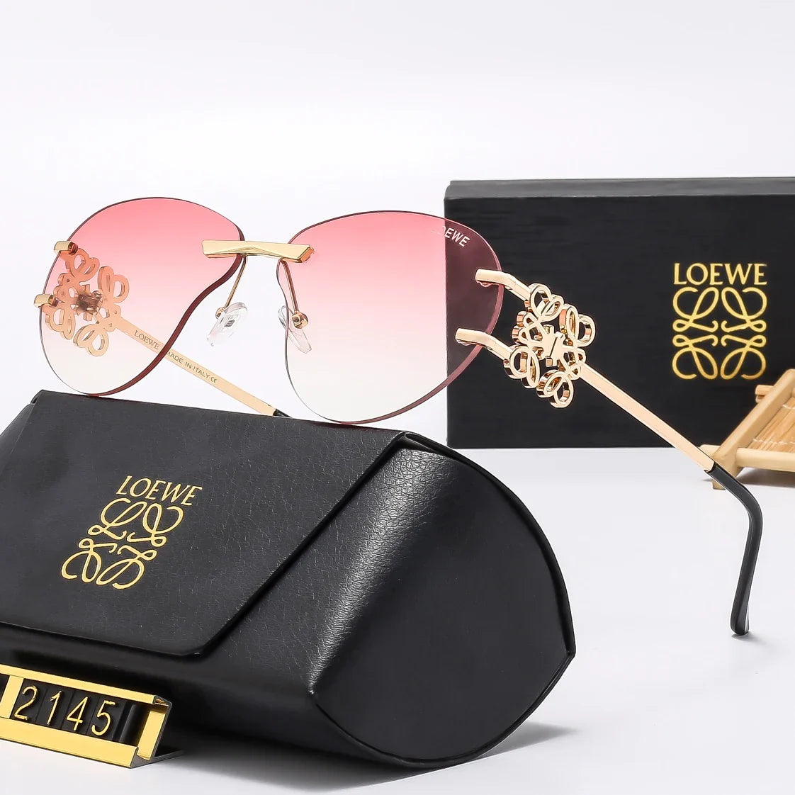 Multicolor trendy plain sunglasses  2145