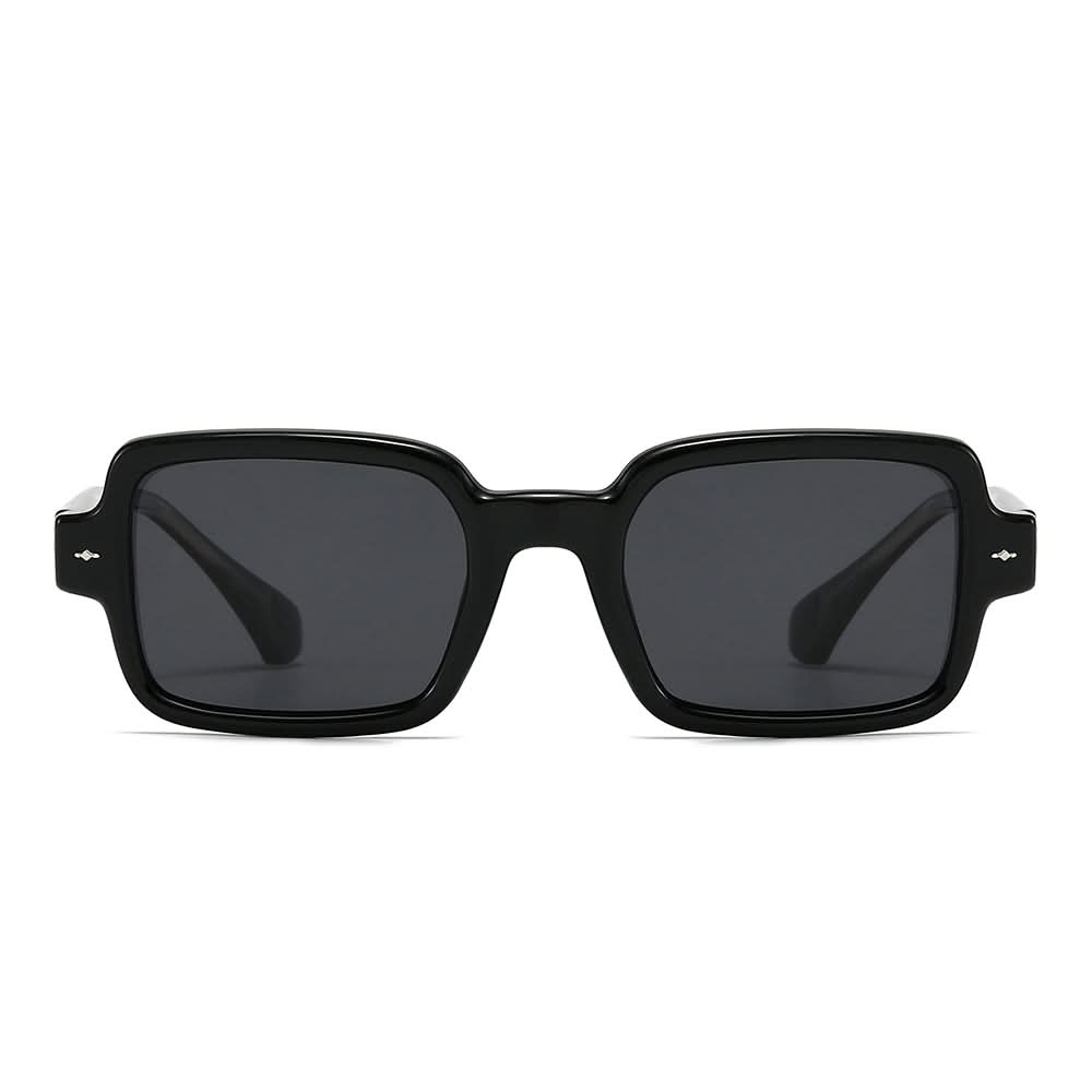 Dollger Square 90s Retro Clear Sunglasses