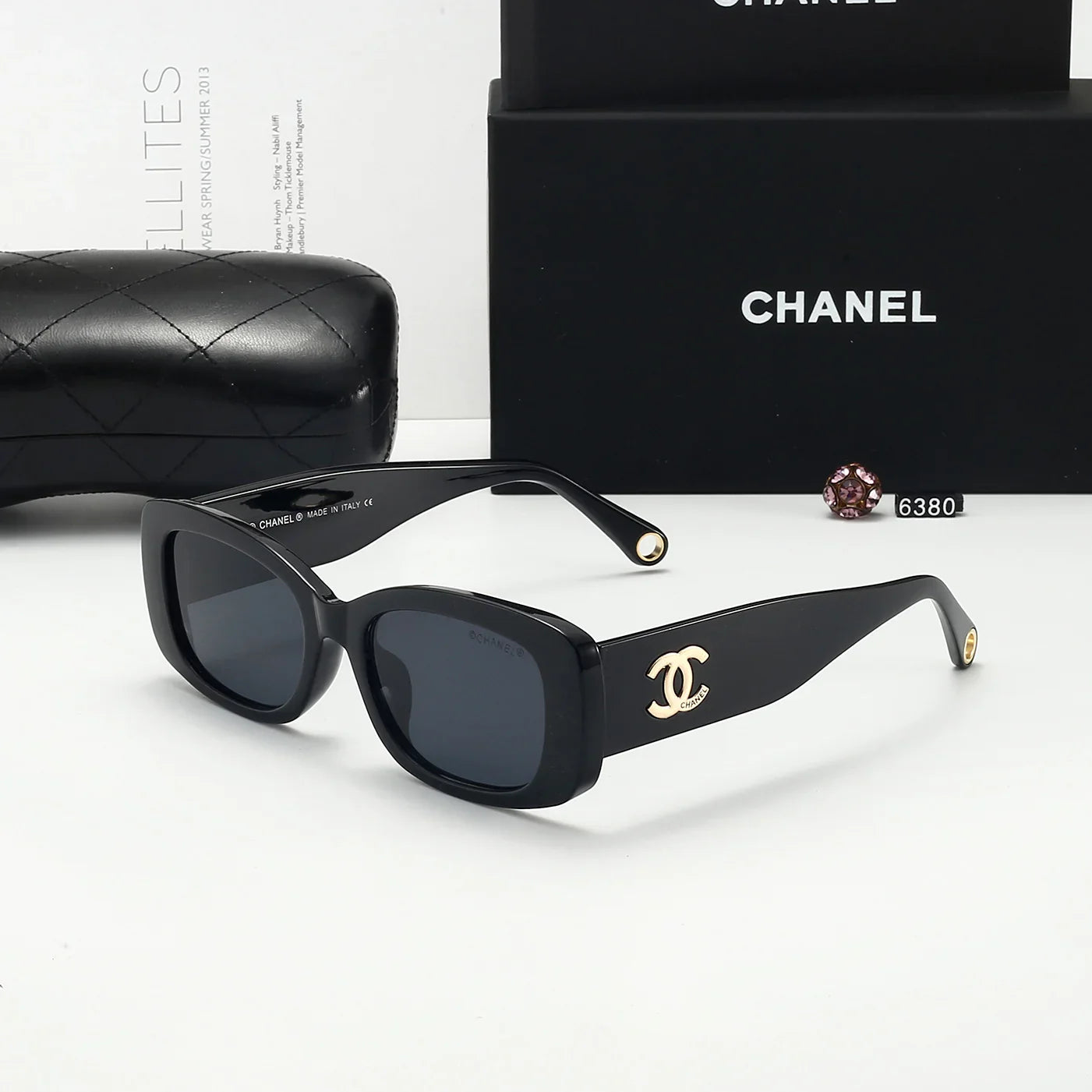 4 colors new women's UV protection sunglasses  6380