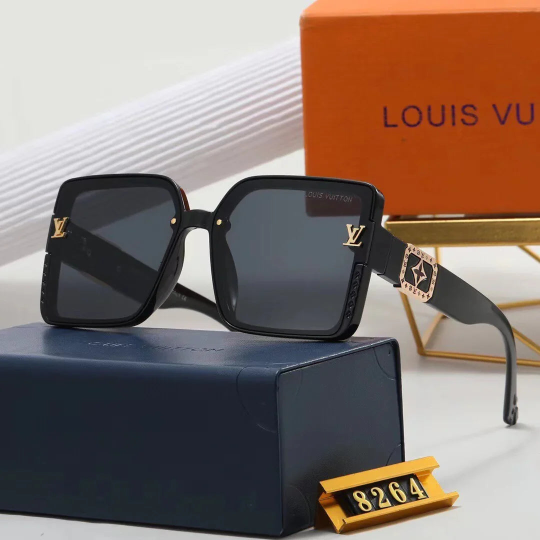 7 colors high-end square frame sunglasses  8264