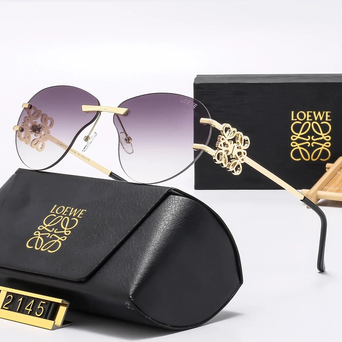 Multicolor trendy plain sunglasses  2145