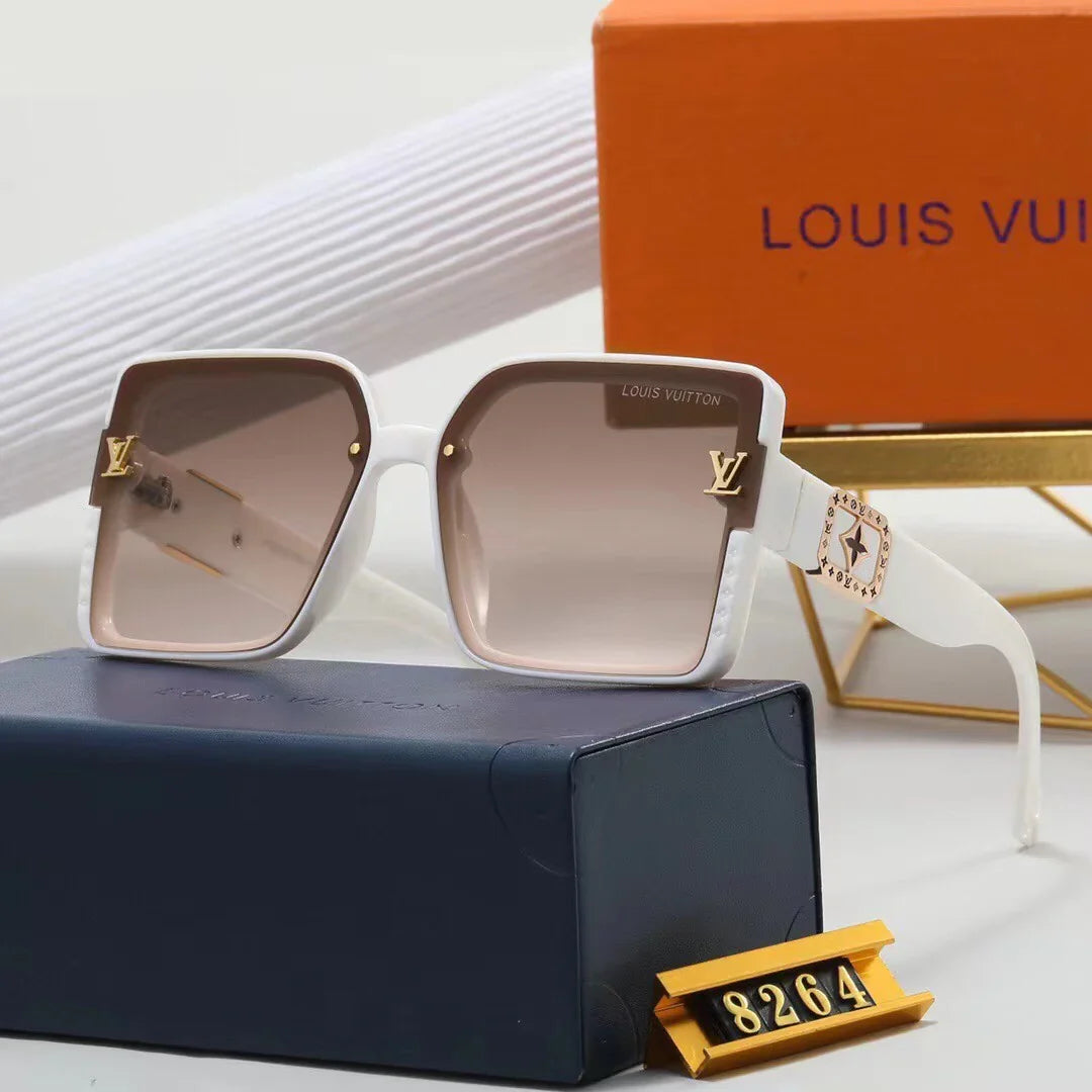 7 colors high-end square frame sunglasses  8264