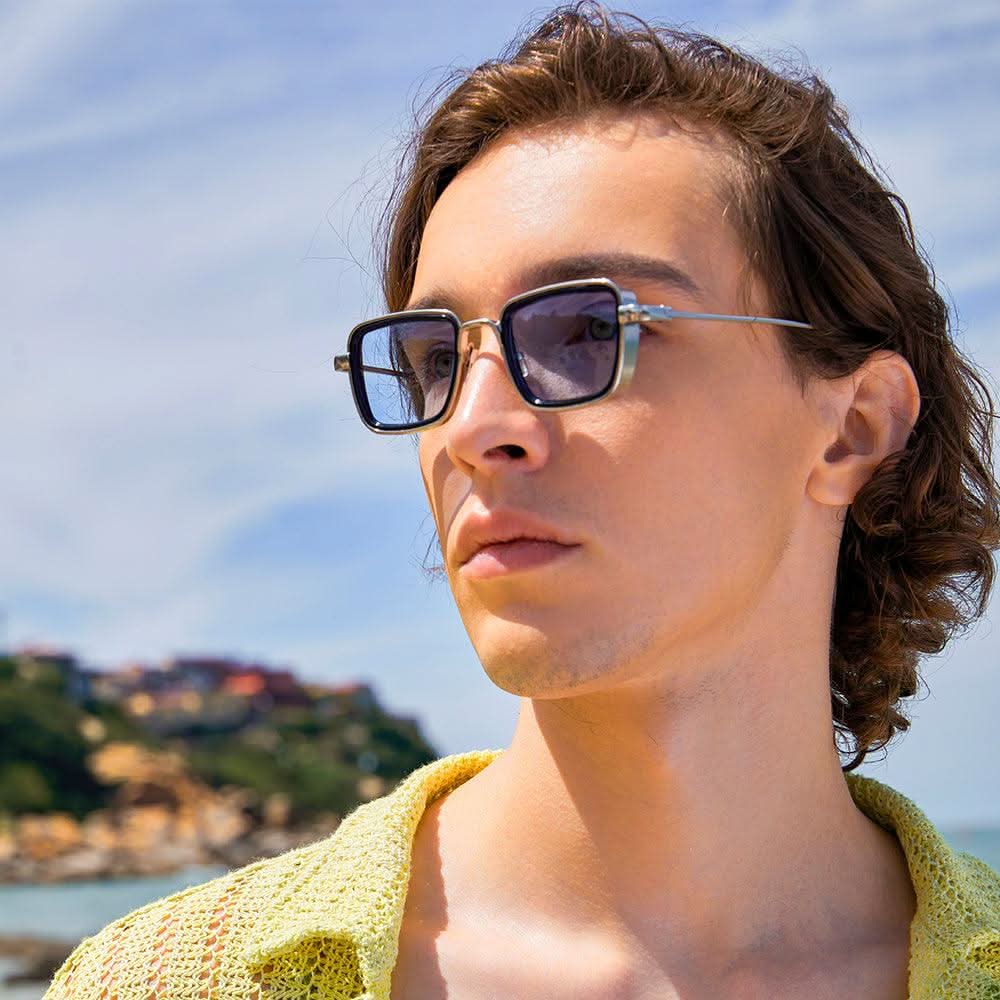 7 colors frameless new metal sunglasses