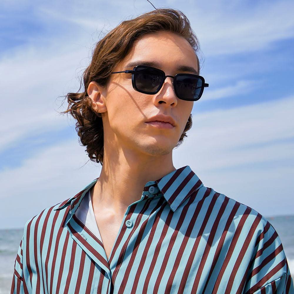 7 colors frameless new metal sunglasses