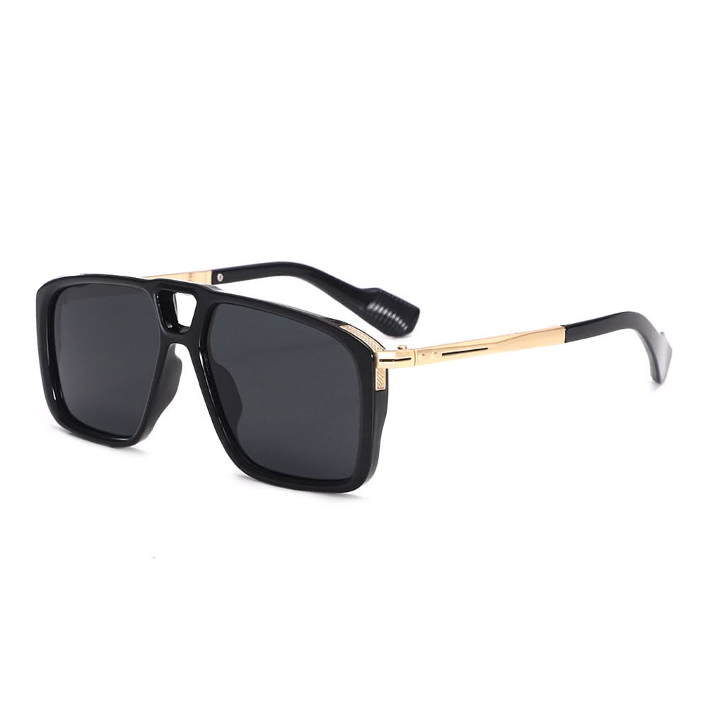Dollger Vintage Bridge Square Tinted Sunglasses