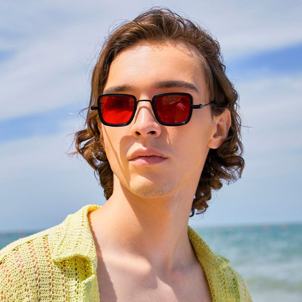 7 colors frameless new metal sunglasses