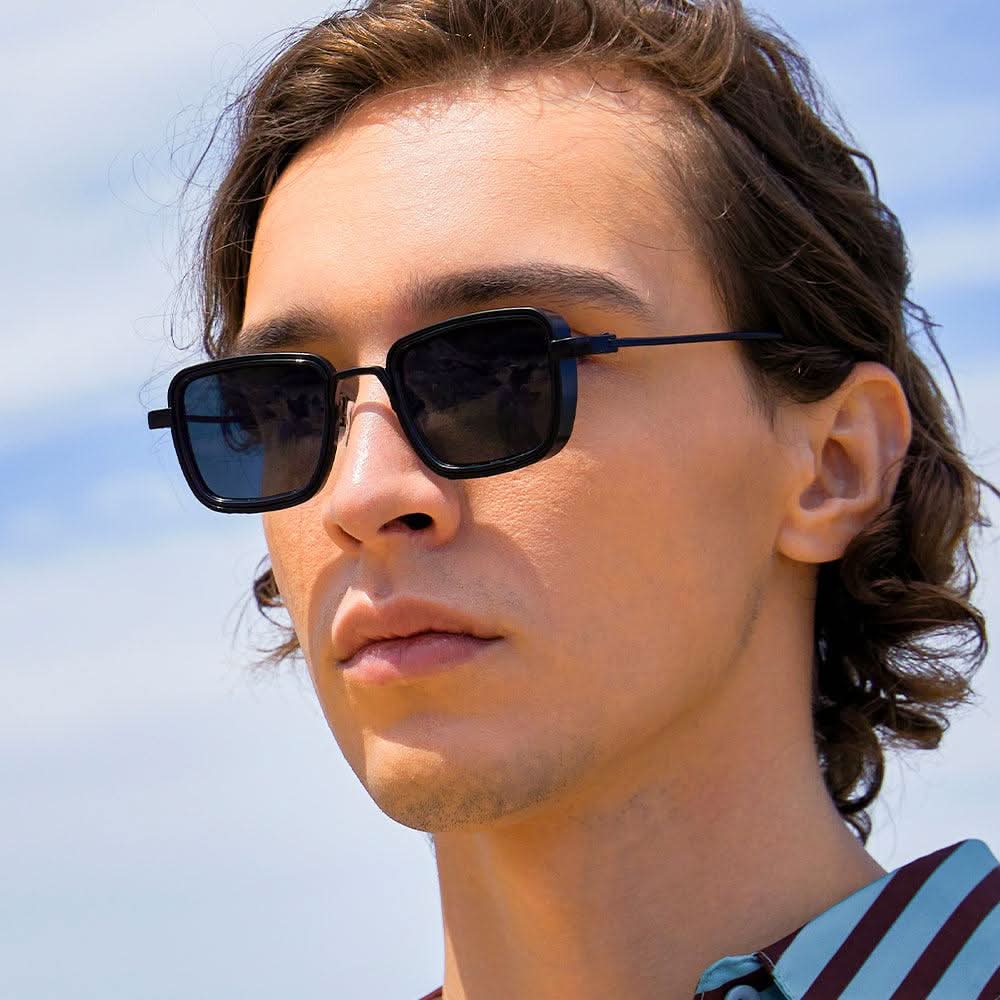 7 colors frameless new metal sunglasses