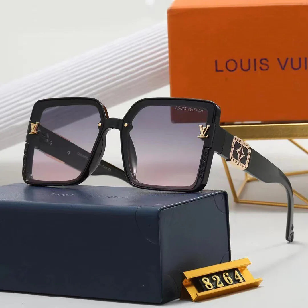 7 colors high-end square frame sunglasses  8264