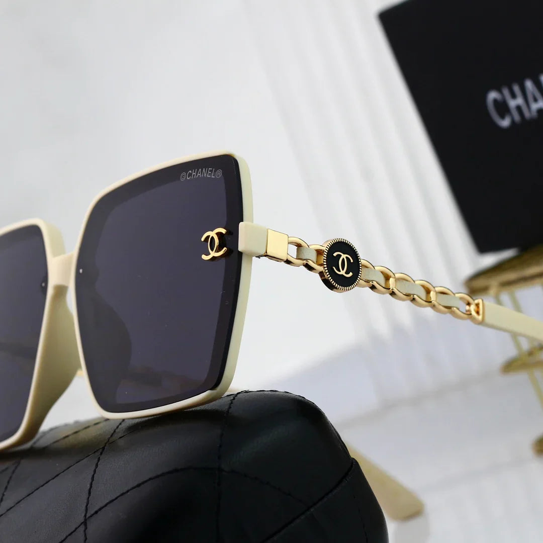 5-color Polaroid nylon HD lenses frameless design sunglasses 7268