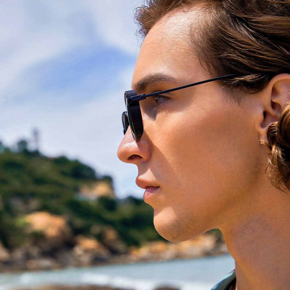 7 colors frameless new metal sunglasses