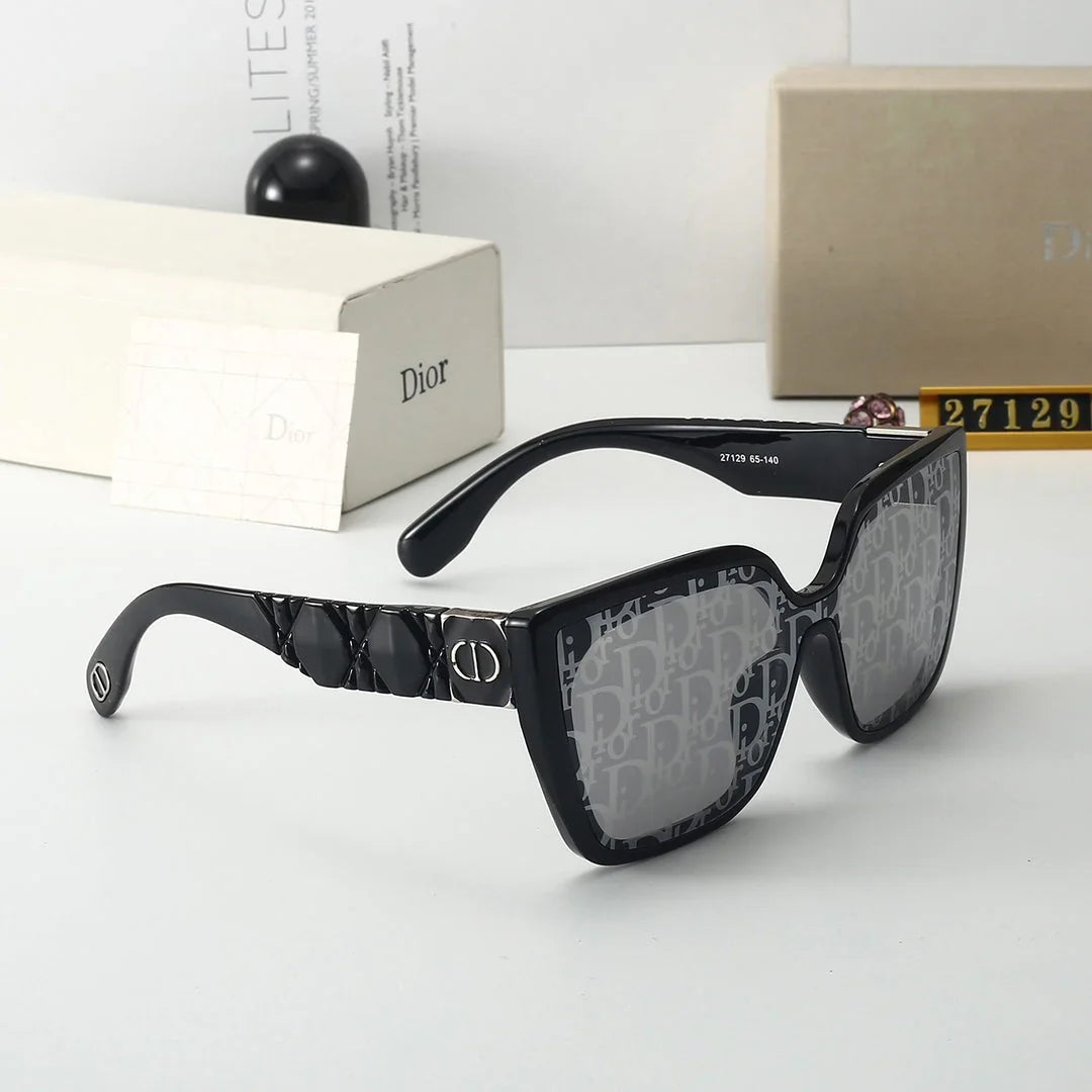 Vintage Embossed Square Women's Sunglasses