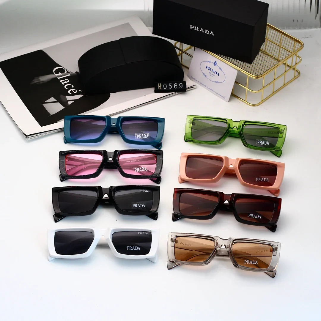 7 Colors Fashionable Plain Sunglasses  68016