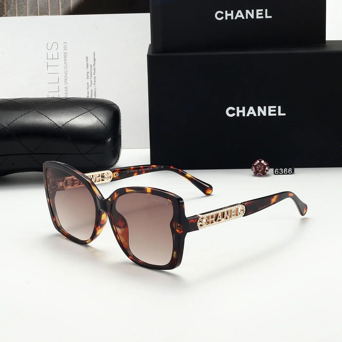 New Women's UV Protection Sunglasses TR90 Frame 6366