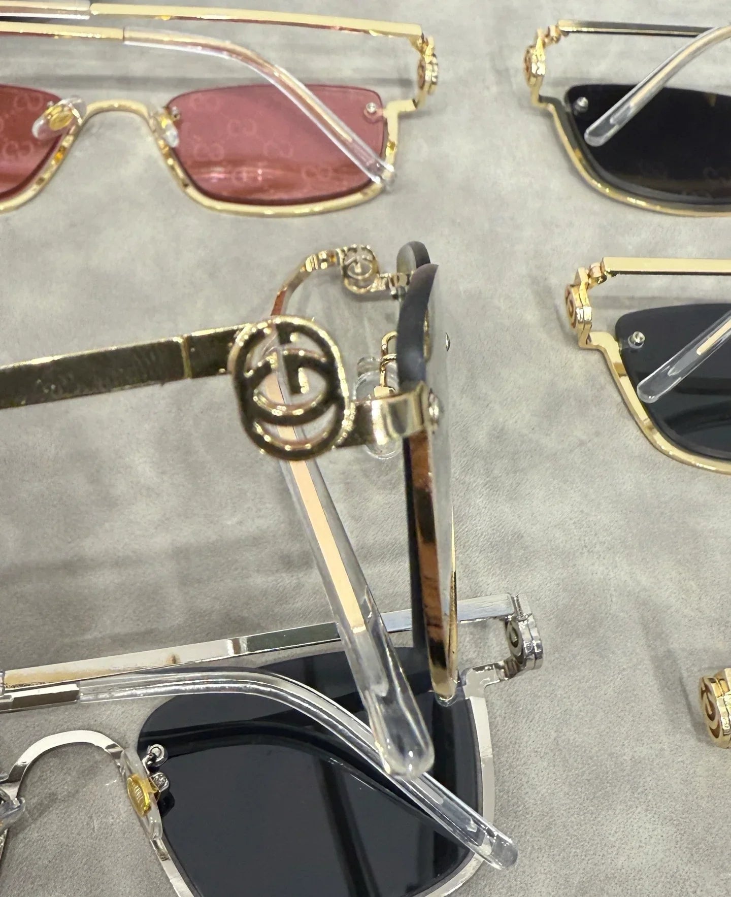 2025 new women's small frame iconic logo sunglasses
