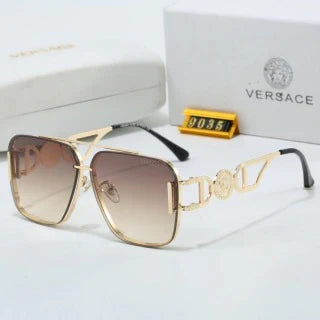 Hot sale metal full frame square sunglasses 9035