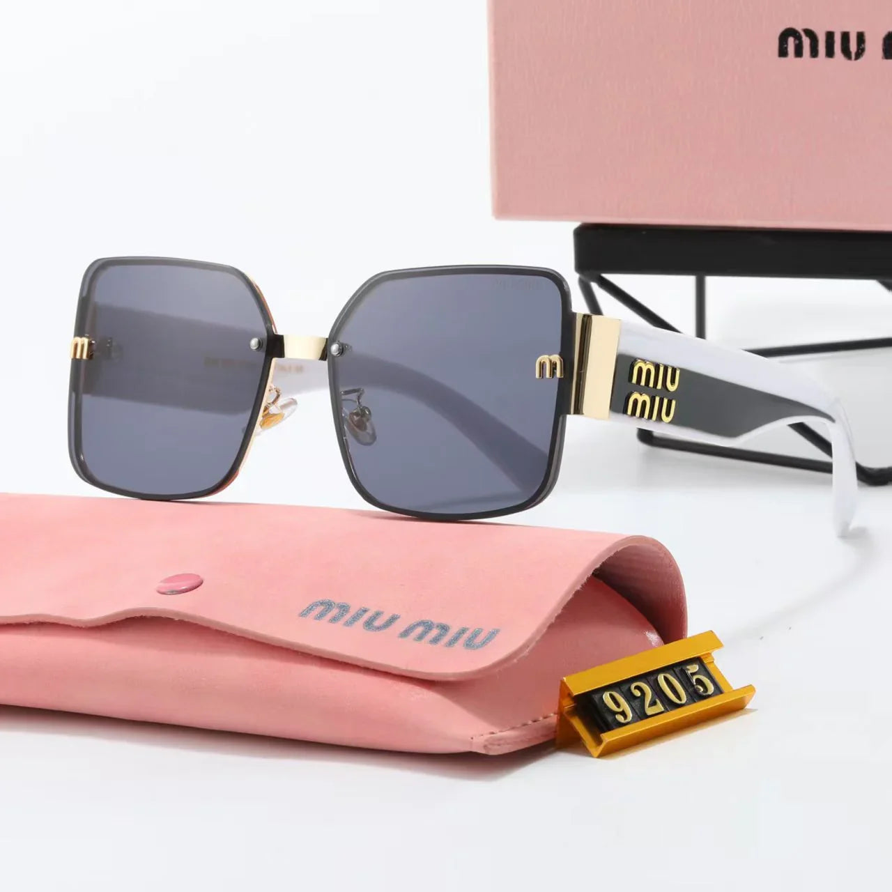 6 Color Square Frame Women's Sunglasses  9205